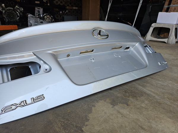 06-13 Lexus Is250 Rear Trunk Lid Silver cc:1G1 64401-53250 Oem Used