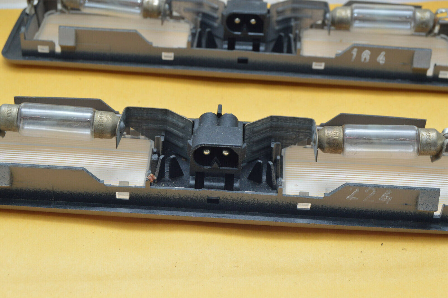 94-95 BMW 540i Interior E34 E32 Mirror Lamps BEIGE 63311382087 Oem Used