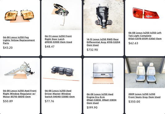 5 Problem Areas in (2is) Lexus Is250 & Why Buy Used Lexus Is 250 Parts