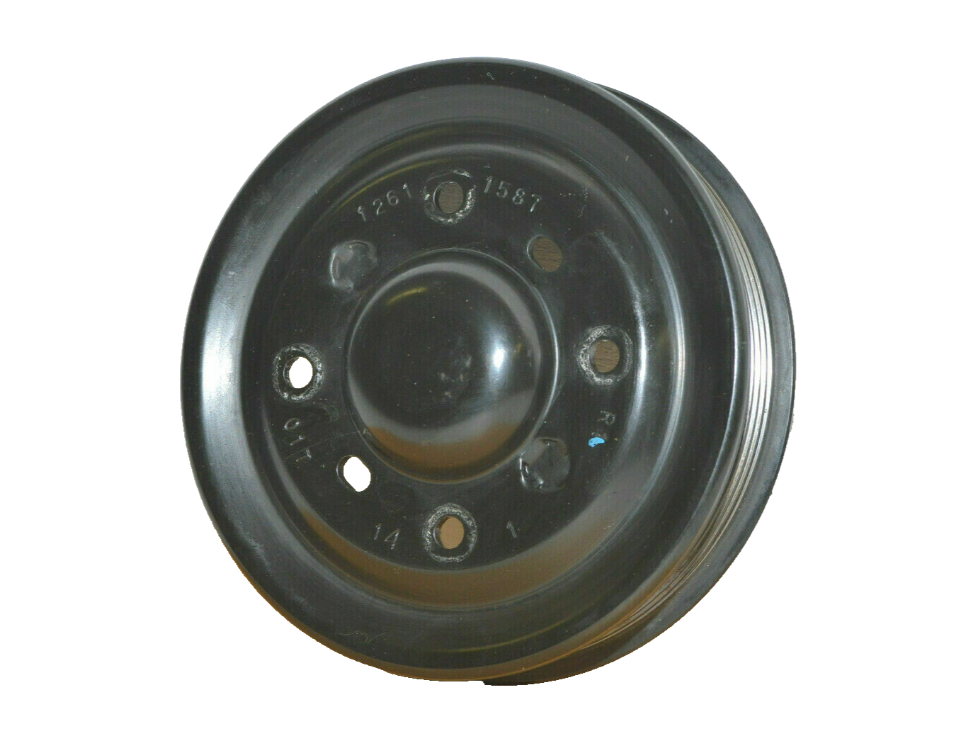 04-22 GM Water Pump Pulley 12611587 Oem Used
