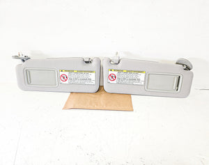 06-08 Lexus Is250 Sun Visors Gray 74320-53180 74310-53150 Oem Used