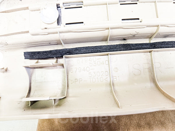 06-08 Lexus Is250 Rear Left Door Scuff Plate Lux 67940-53020 Oem