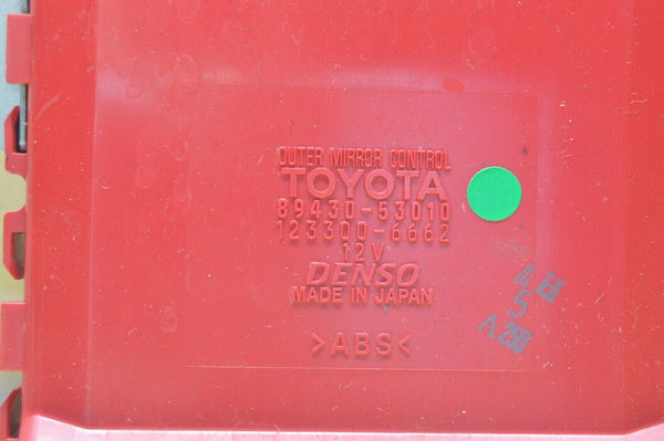 06-13 Lexus Is250 Lux Outer Mirror Control Computer 89430-53010 Oem Used