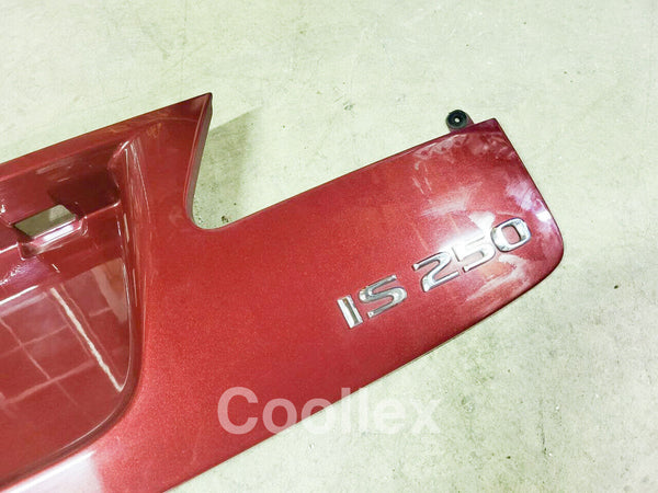 06-13 Lexus Is250 Trunk Luggage Lid License Plate Panel Red 76801-53030-D0 Oem