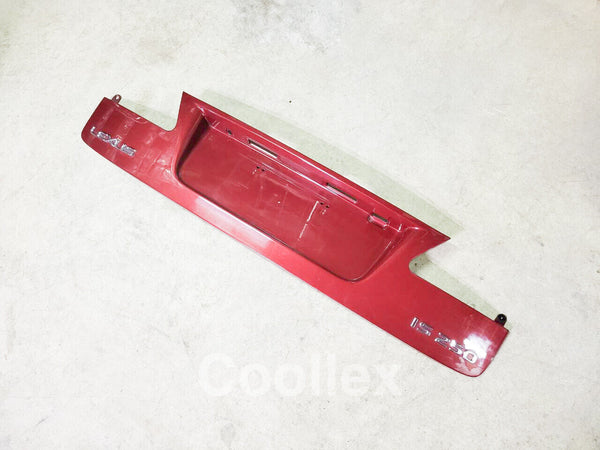 06-13 Lexus Is250 Trunk Luggage Lid License Plate Panel Red 76801-53030-D0 Oem
