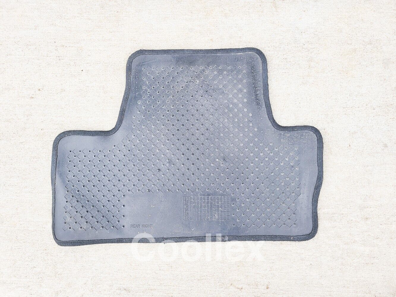06-14 Lexus Is250 Awd Rear Right Floor Mat 58576-53010 Oem