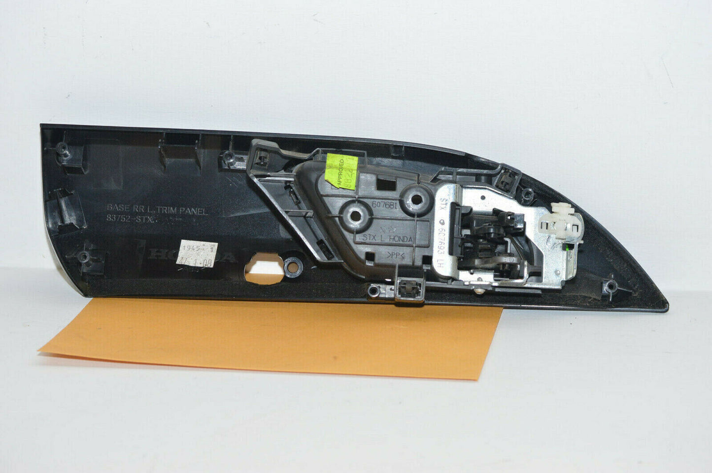 07-09 Acura MDX Rear Left Interior Door Handle w/Bezel 72160-stx-a01za Oem Used