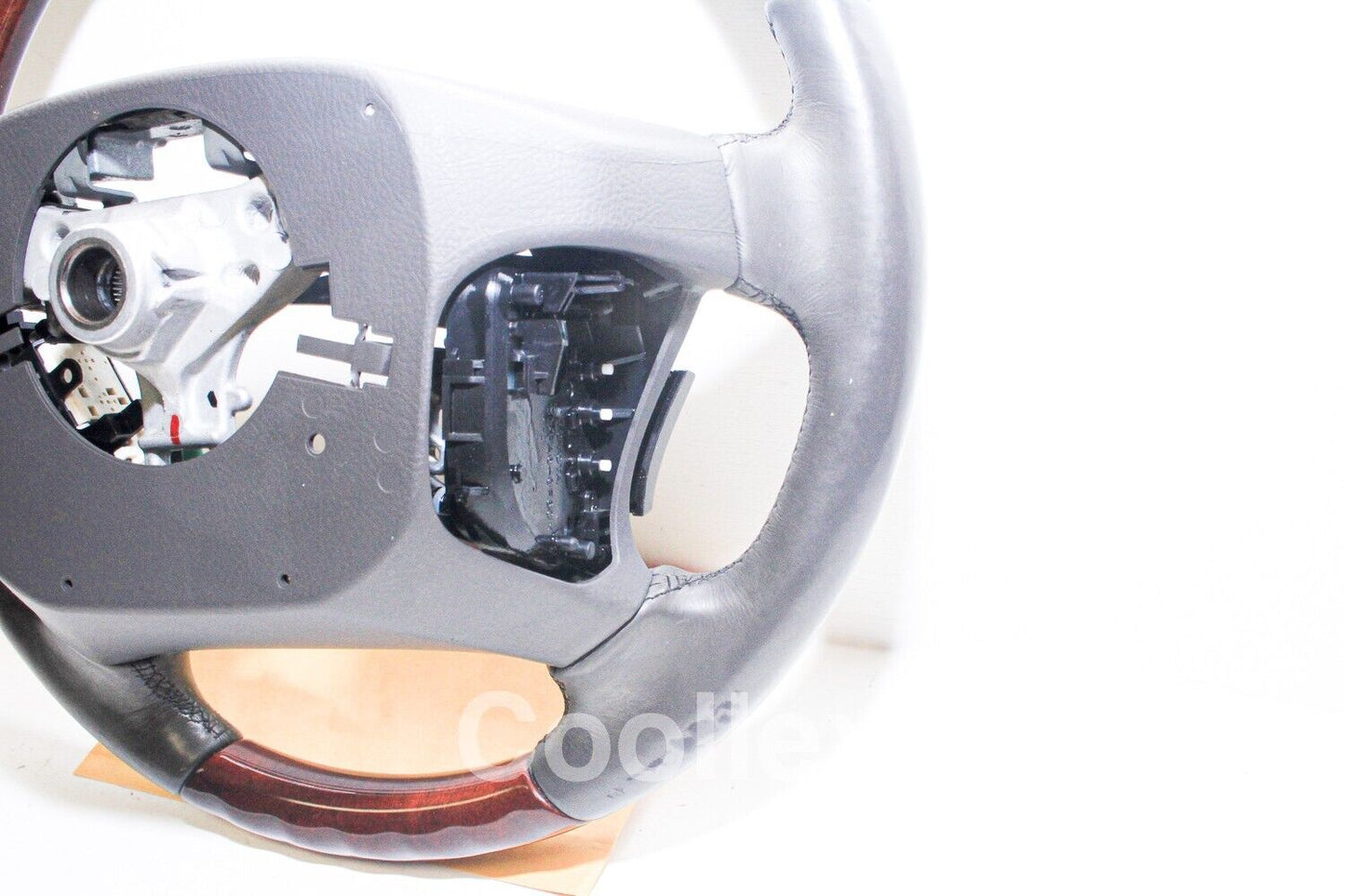07-10 Lexus Ls460 Steering Wheel Wood Trim Heated 45100-50250-E1 Oem