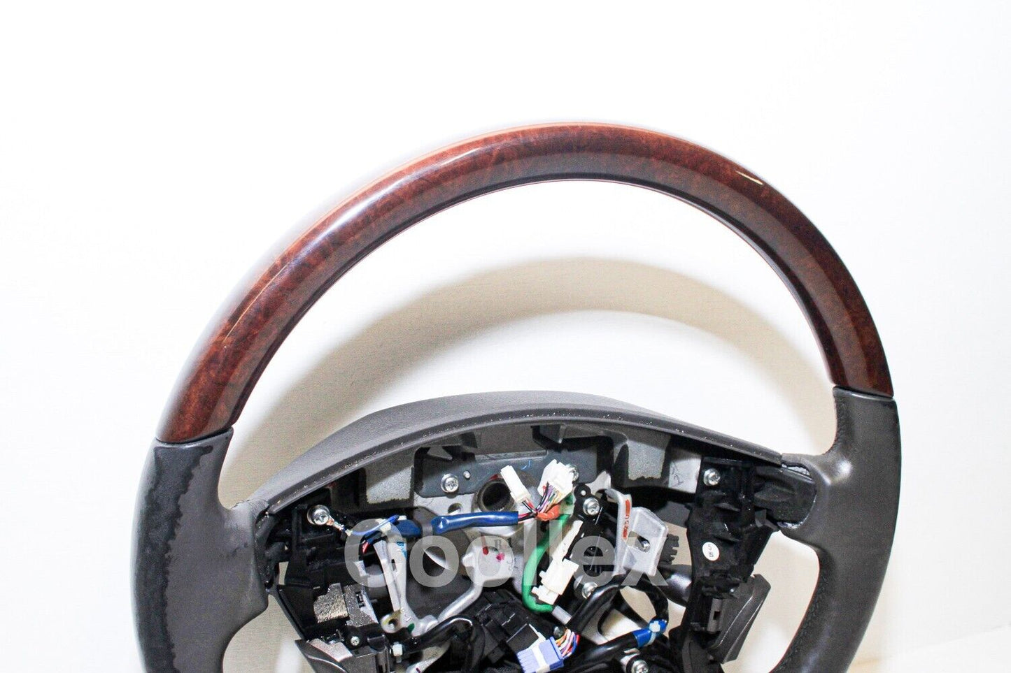 07-10 Lexus Ls460 Steering Wheel Wood Trim Heated 45100-50250-E1 Oem