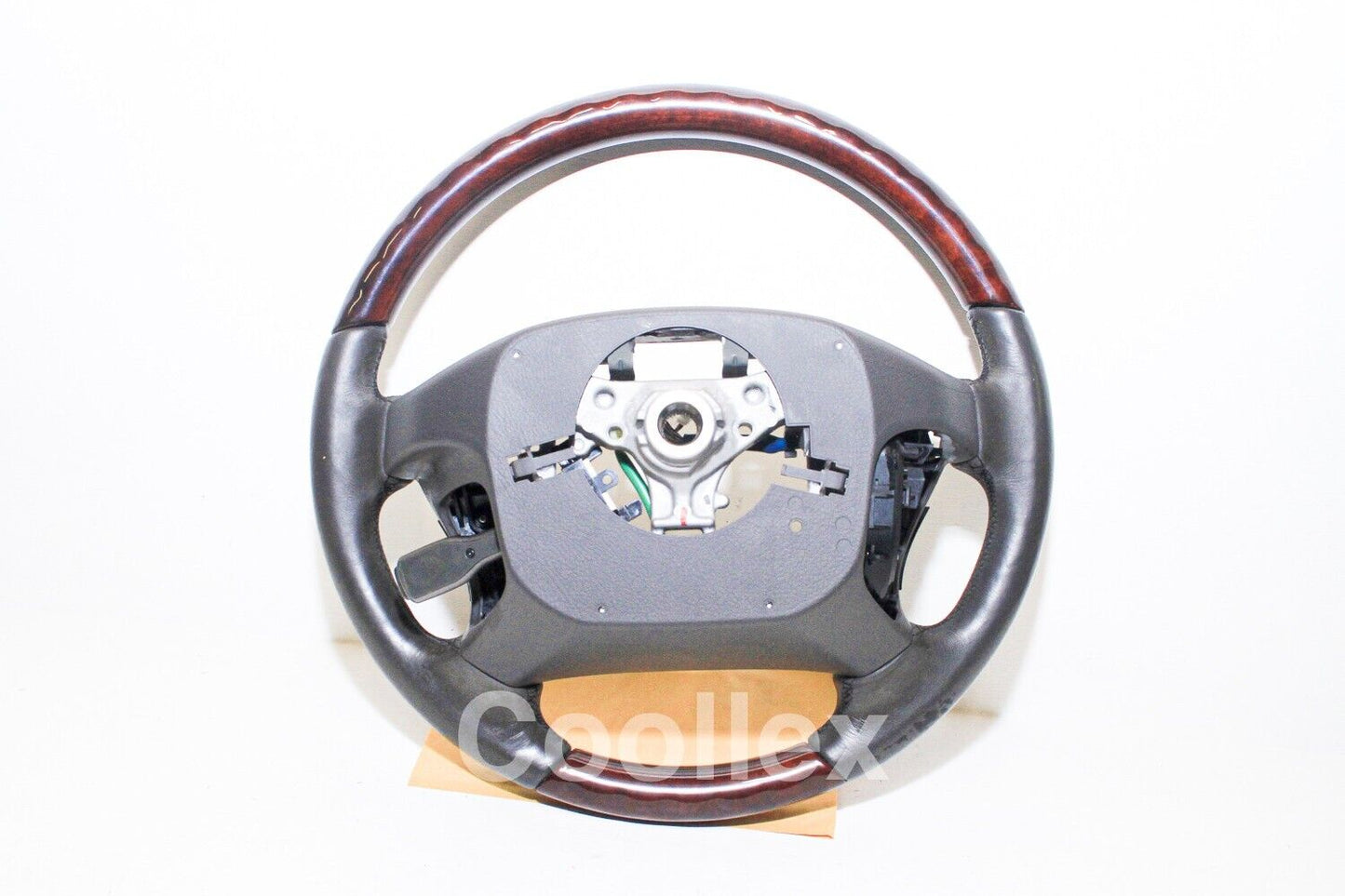 07-10 Lexus Ls460 Steering Wheel Wood Trim Heated 45100-50250-E1 Oem