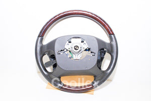07-09 Lexus Ls460 Steering Wheel Wood Trim Heated 45100-50250-E1 Oem Used