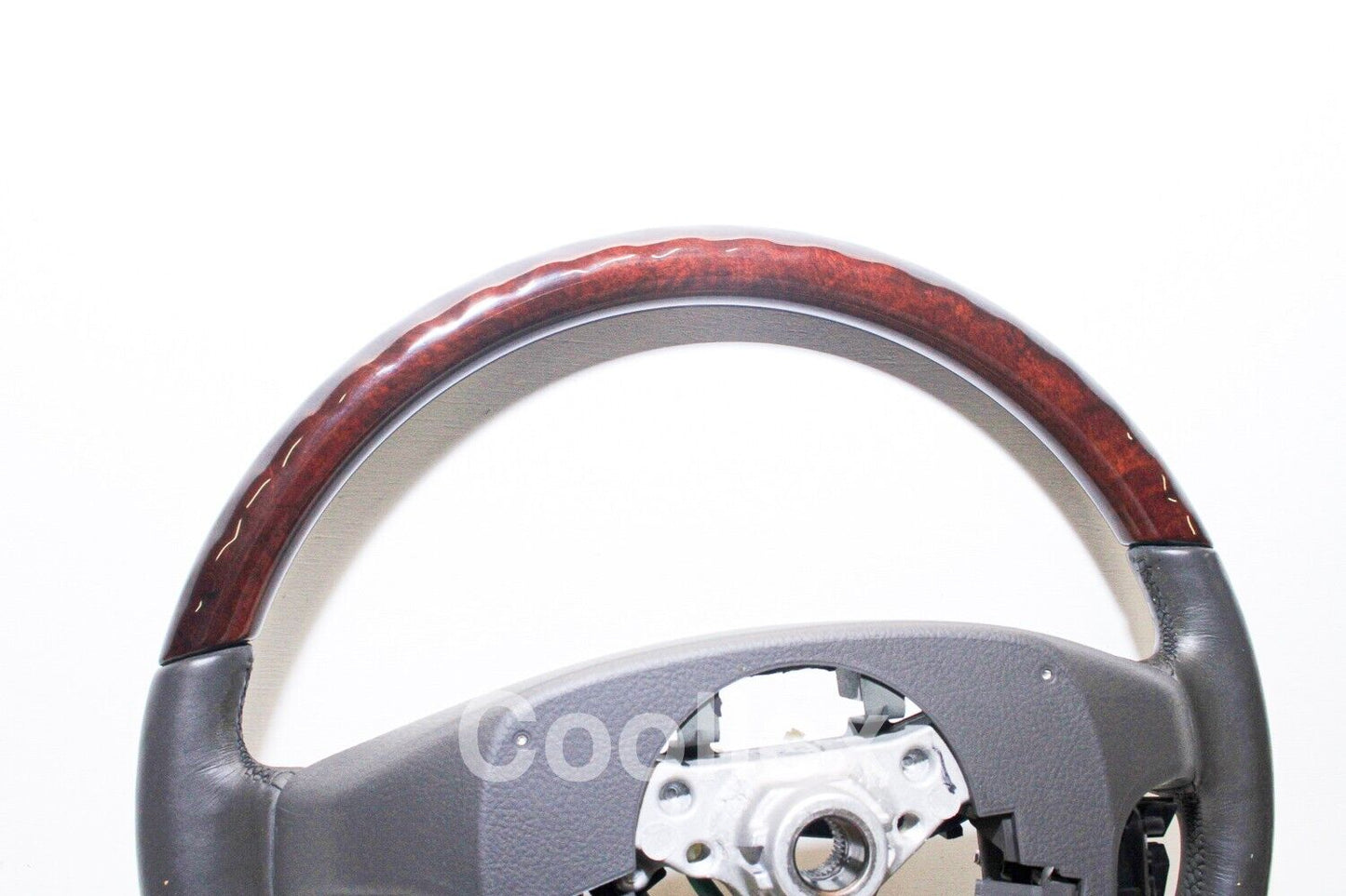 07-10 Lexus Ls460 Steering Wheel Wood Trim Heated 45100-50250-E1 Oem