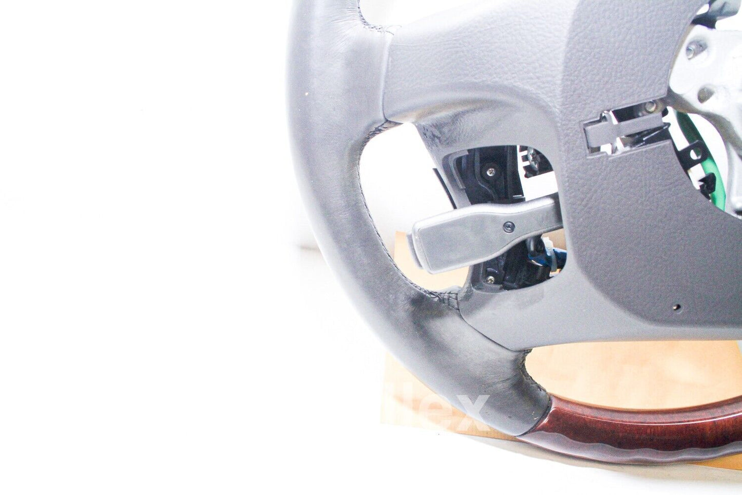 07-10 Lexus Ls460 Steering Wheel Wood Trim Heated 45100-50250-E1 Oem