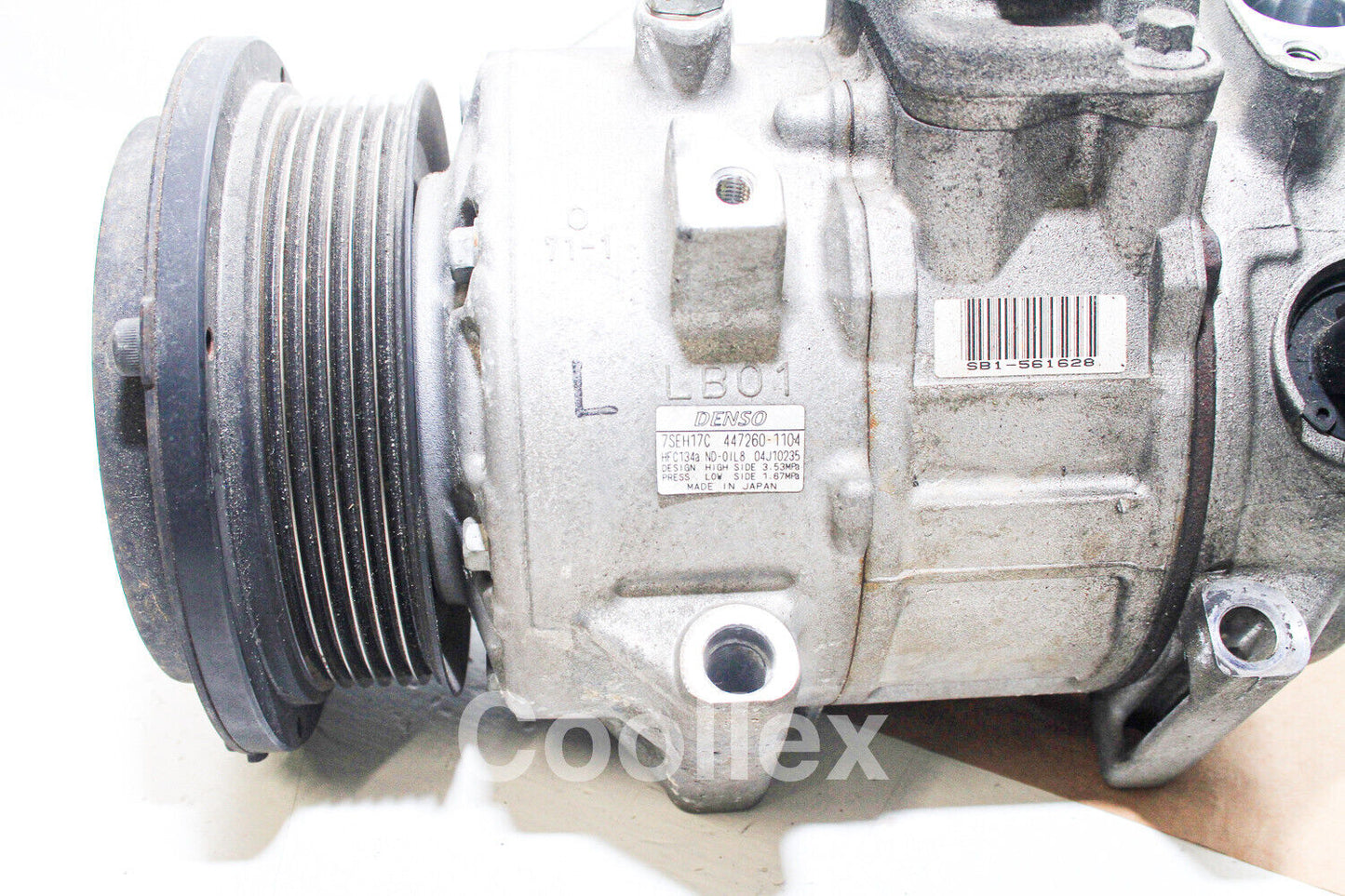 07-17 Lexus Ls460 A/C Compressor 88310-50160 Oem Used