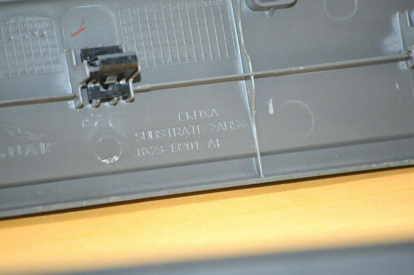 09-11 Jaguar XF Front Rear Door Sill Scuff Plate Set C2Z3233AC2Z27890SEL  Oem
