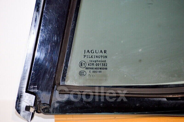 09-14 Jaguar XF Rear Lh Door Quarter Window Glass C2z28409, C2Z25883 Oem Used
