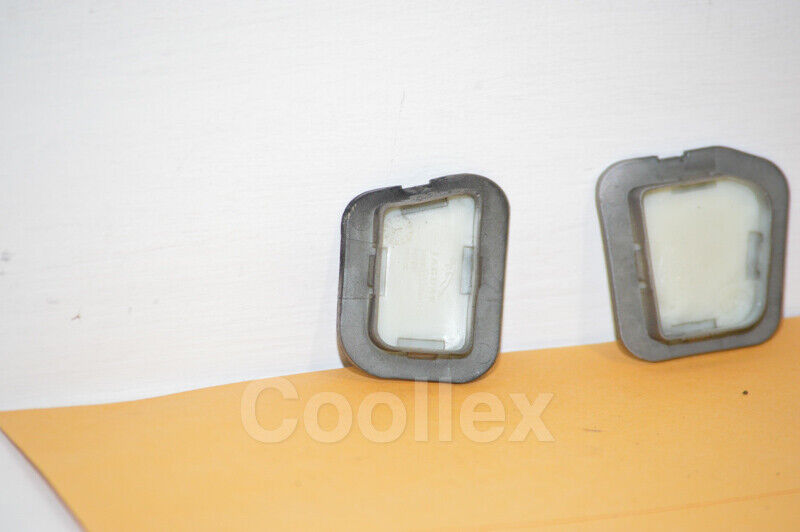 09-15 Jaguar XF Door Panel Handle Screw Covers Silver Oem Used