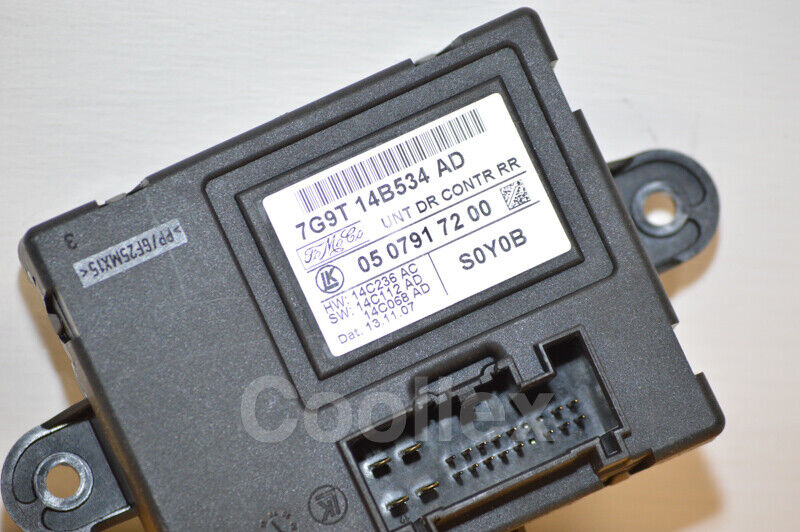 09-10 Jaguar XF Right Door Control Module C2P19951 Oem Used