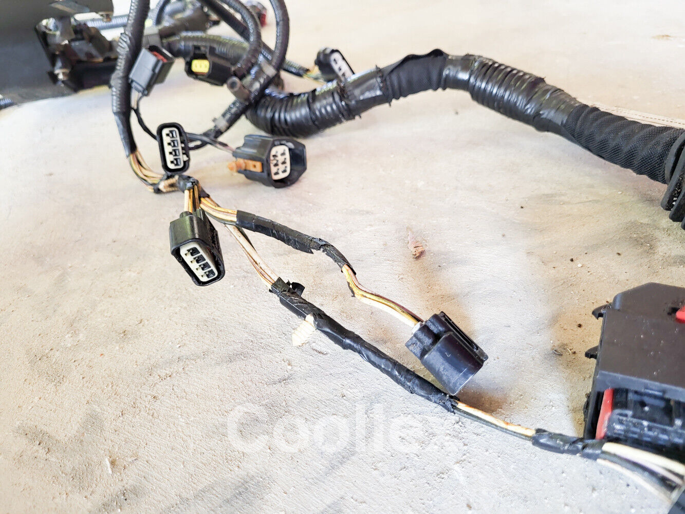 09 Jaguar XF Engine Wire Harness Supercharged 4.2l AJ812154, 8X2T12A522 Oem