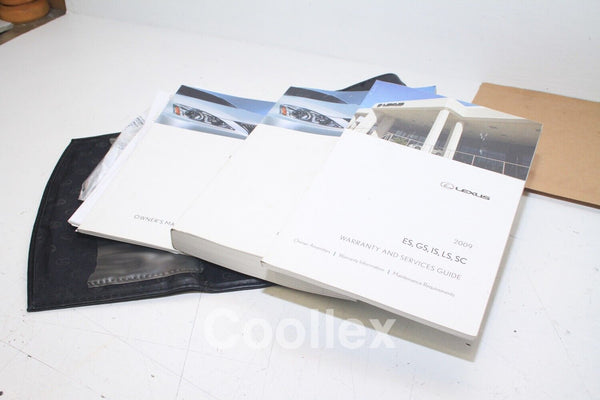 09 Lexus Is250 Owners Manual Guide With Cover Oem Used