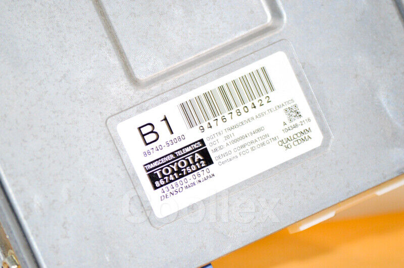 10-13 Lexus Is250 Is350 Transceiver Telematics Control Module 86741-53032 Oem