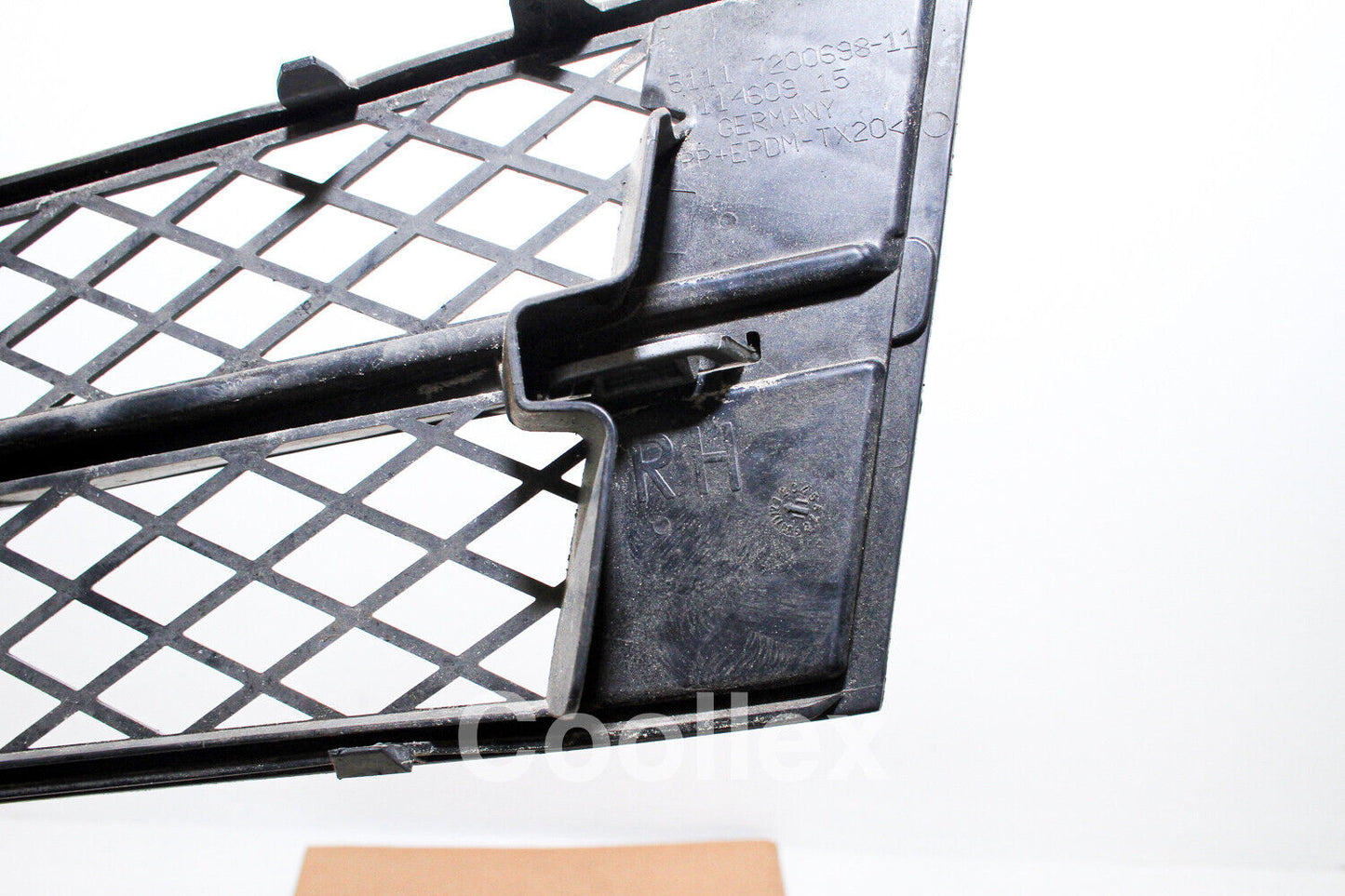 11-13 Bmw 550i F10 Front Rh Bumper Outer Grill Insert 51-11-7-200-698 Oem Used