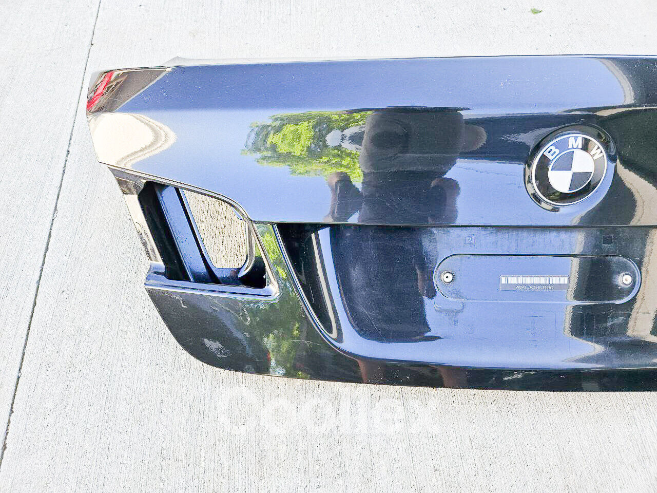 11-16 Bmw 550i F10 Rear Trunk Lid Black 41-62-7-240-552 Oem Used