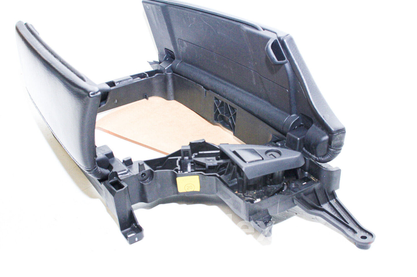 11-16 Bmw 550i F10 Console Arm Rest Black Leather 51-16-9-216-865 Oem