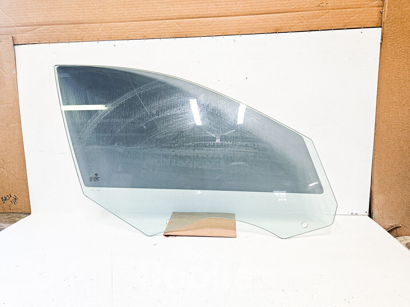 11-16 Bmw 550i F10 Front Right Passenger Window Glass 51-33-7-182-110 Oem