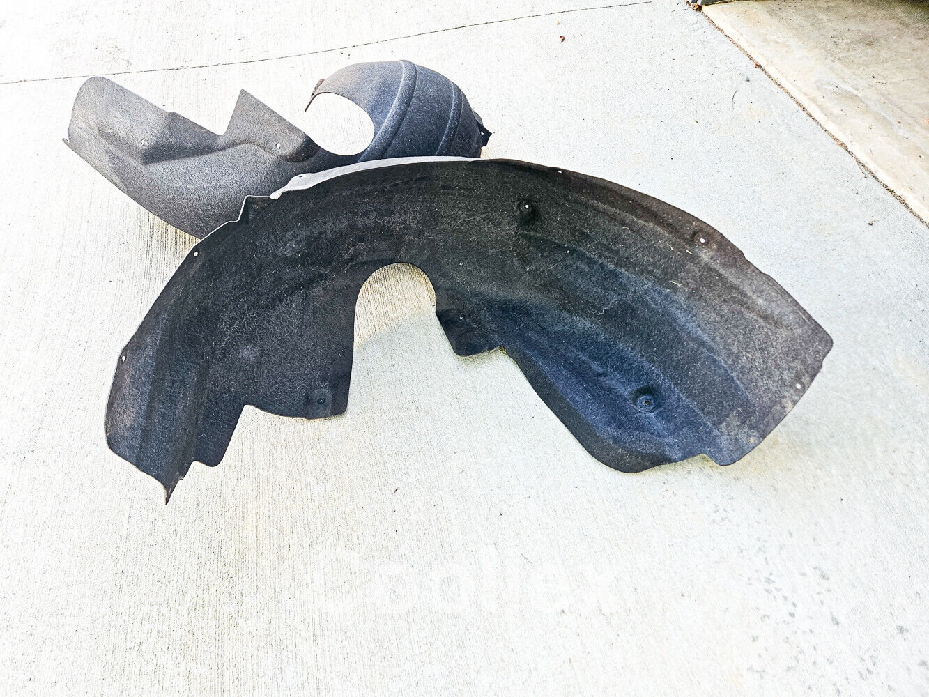 11-16 Bmw 550i F10 Rear Fender Liners Wheel Housing Set 51-71-7-186-730 Oem
