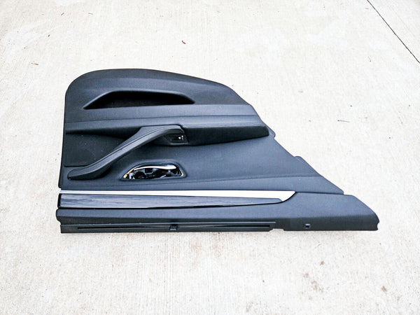 11-16 Bmw 550i F10 Rear Left Door Panel Illuminated Complete 51427273187 Oem