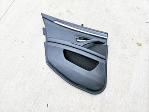 11-16 Bmw 550i F10 Rear Left Door Panel Illuminated Complete 51427273187 Oem