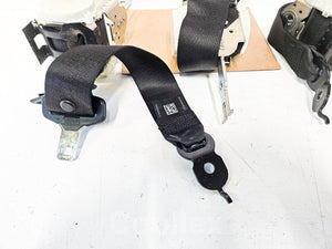 11-16 Bmw 550i F10 Rear Seat Belt Set 72-11-9-163-245, 72-11-7-243-759 Oem