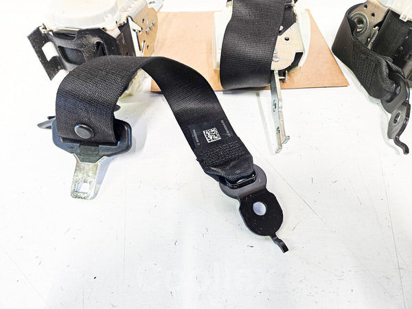 11-16 Bmw 550i F10 Rear Seat Belt Set 72-11-9-163-245, 72-11-7-243-759 Oem