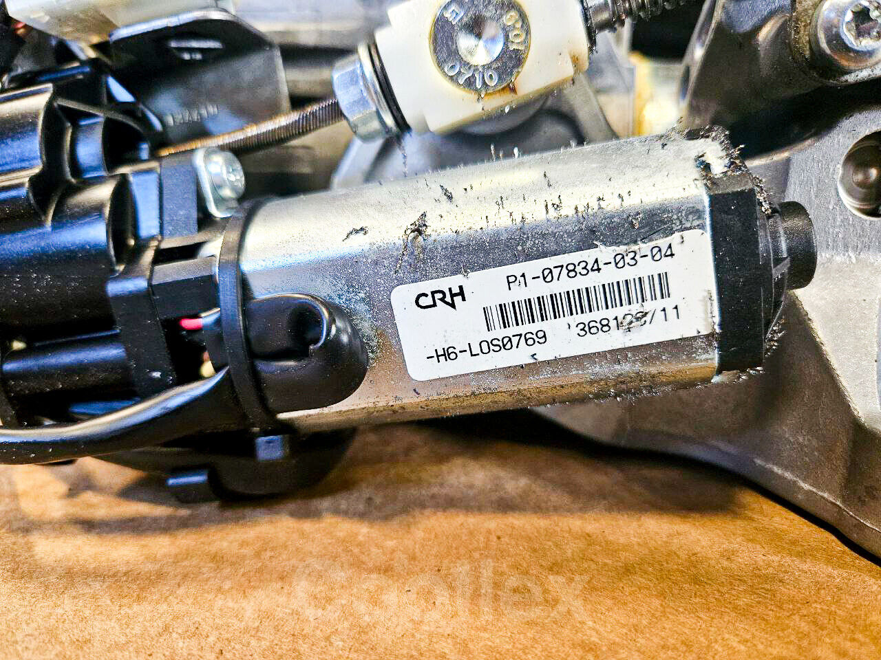 11-16 Bmw 550i F10 Steering Wheel Column 32-30-6-788-155 Oem