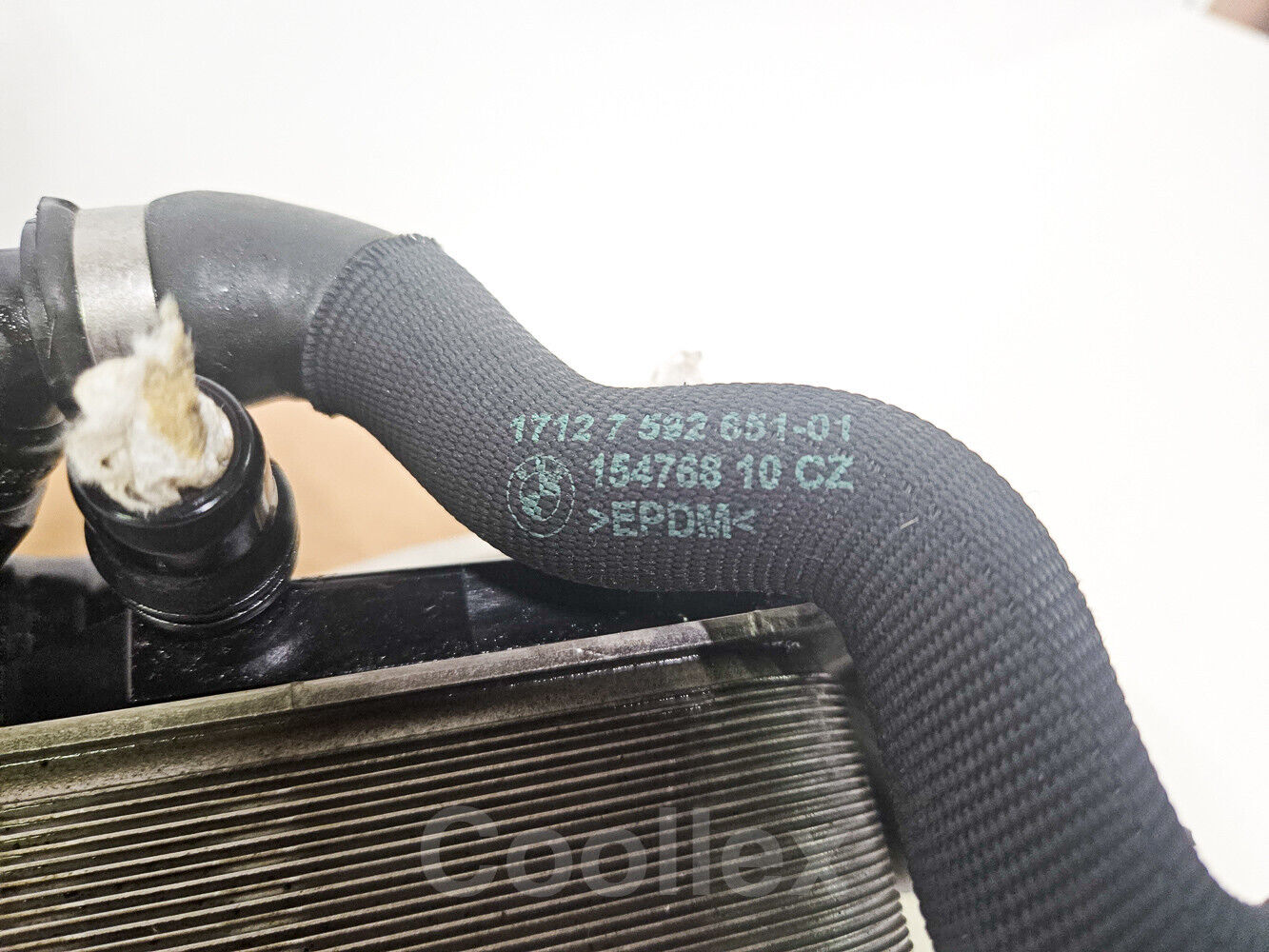 11-18 Bmw 550i F10 Auto Transmission Oil Cooler, Heat Exchanger 17-21-7-638-580 Oem Used
