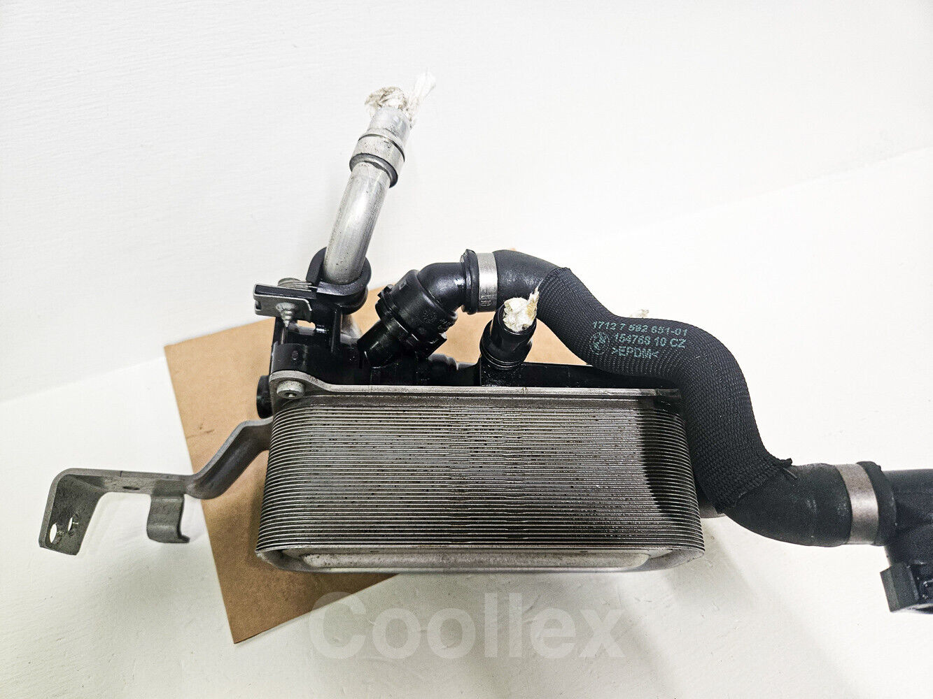 11-18 Bmw 550i F10 Auto Transmission Oil Cooler, Heat Exchanger 17-21-7-638-580 Oem Used