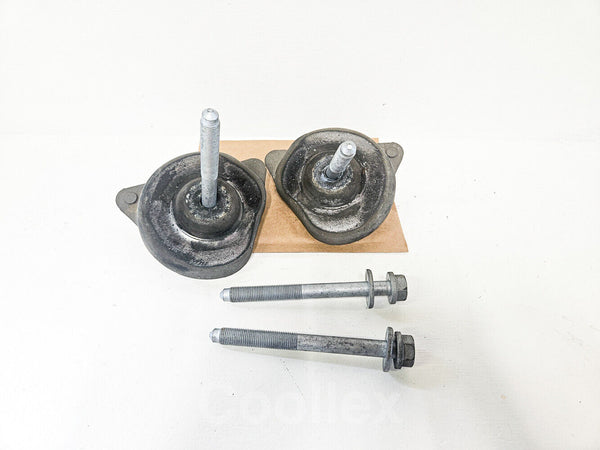 11-19 Bmw 550i F10 Rear Lh Rh Cross-Member Stoppers w/Bolts 33-31-6-798-811 Oem Used