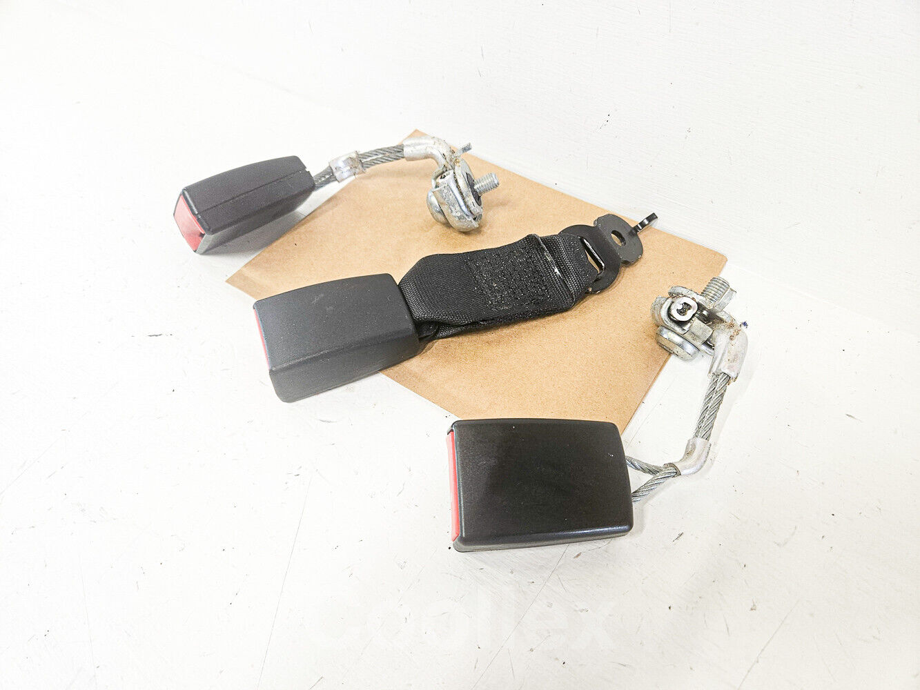 11-19 Bmw 550i F10 Rear Seat Belt Buckle Set 72-11-9-172-381 Oem Used