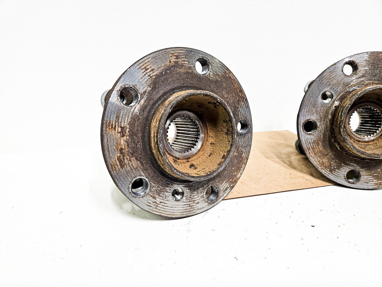 11-19 Bmw 550i F10 Rear Wheel Bearings w/Hubs 33-40-6-850-159 Oem Used