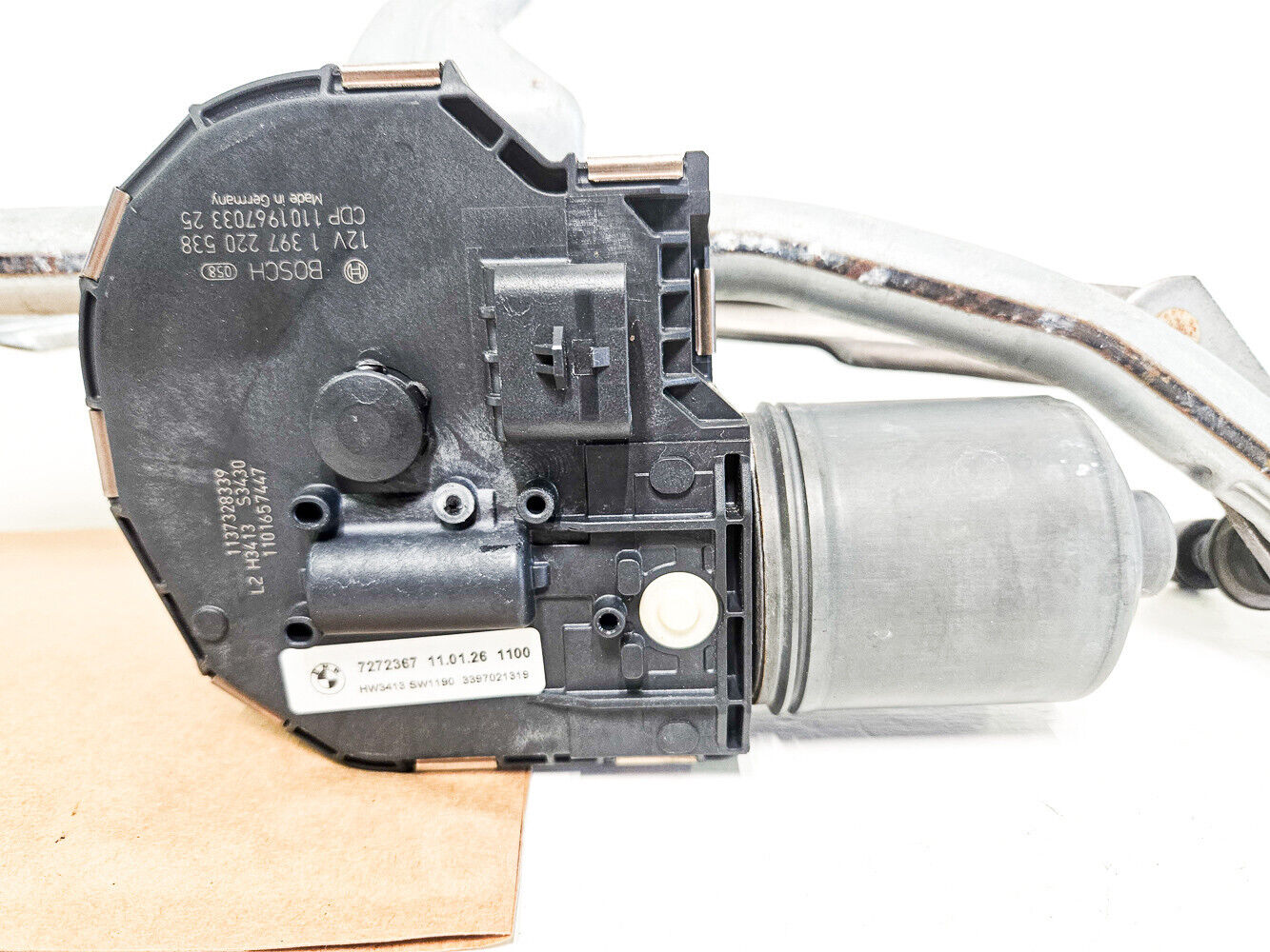 11-19 Bmw 550xi F10 Windshield Wiper Motor w/Linkage 61-61-7-306-266 Oem