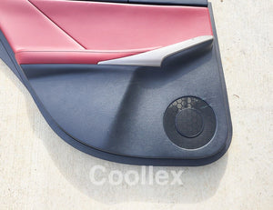 14-15 Lexus Is250 Door Panel Rear Lh Dark Rose 67640-53321-21 Oem Used