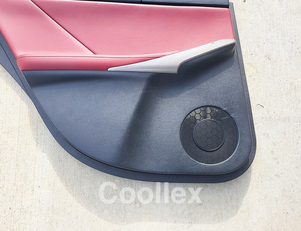 14-15 Lexus Is250 Door Panel Rear Lh Dark Rose 67640-53321-21 Oem Used