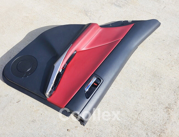 14-15 Lexus Is250 Door Panel Rear Lh Dark Rose 67640-53321-21 Oem Used