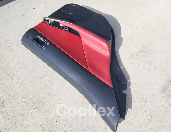 14-15 Lexus Is250 Door Panel Rear Lh Dark Rose 67640-53321-21 Oem Used
