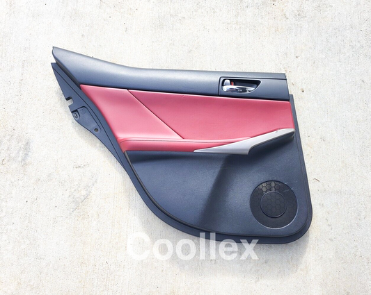 14-15 Lexus Is250 Rear Left Door Panel Dark Rose 67640-53321-21 Oem Used