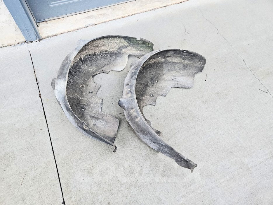 09-14 Mini Cooper Clubman Rear Fender Liners Lh Rh Oem Used