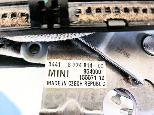 02-15 MINI Cooper Clubman Parking Brake Handle Assy w/cover 34-40-6-774-814 Oem Used