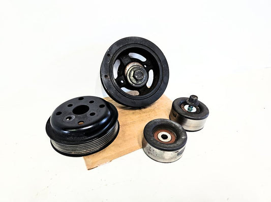 06-16 Lexus IS250 Awd Set Of Engine Pulleys Crank, Water Pump, Idler 13470-31022, 16173-31010 Oem Used