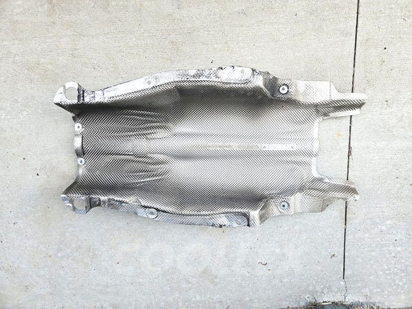 11-16 Bmw 550i F10 Tunnel Heat Insulator 514820 51-48-7-202-858 Oem Used